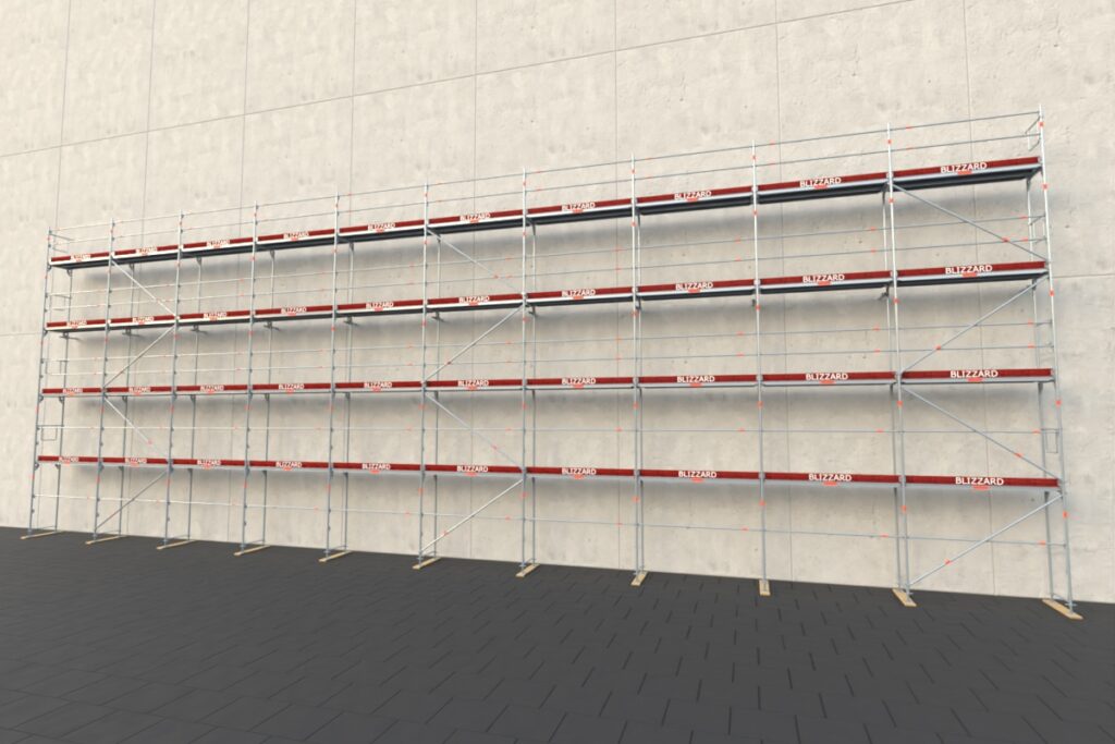 Grafik eines Blizzard Gerüst 272,42 m²