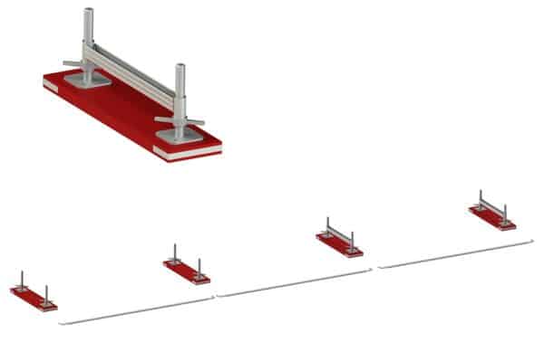 Grafik Fussspindeln aufstellen