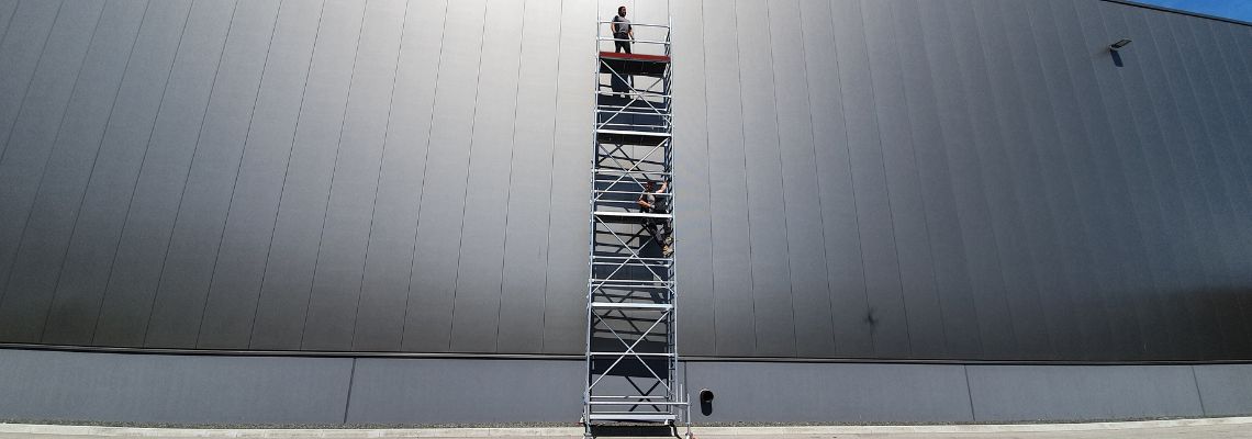 Rollgerüst Aufbau: In 17 Schritten auf 6,60 m Arbeitshöhe