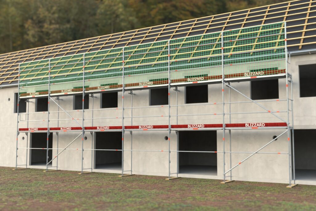 Dachfanggerüst Grafik ca. 101,77 m²-121,27 m²
