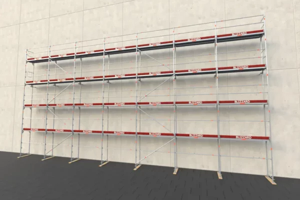 190,69 m² Alugerüst mit Alu-Robustboden