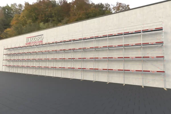 1041,34 m² Alugerüst mit Holz-Gerüstbohlen