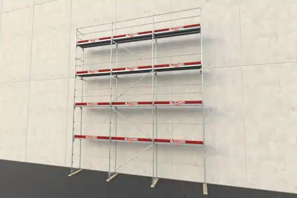 81,73 m² Alugerüst mit Vollaluboden
