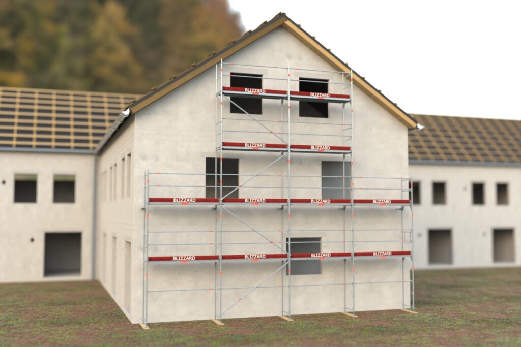 Grafik Giebelgerüst 10,60 m x 10,28 m