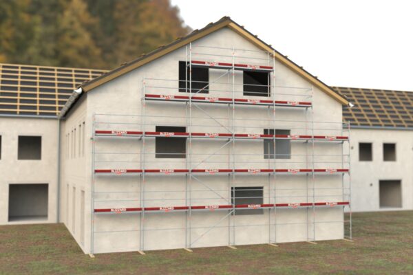 Giebelgerüst | 18,42 m x 12,60 m