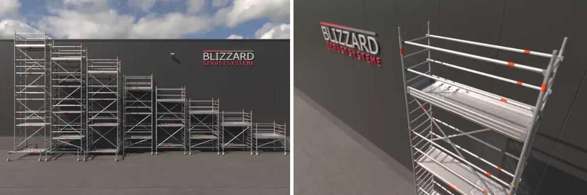 Von Profis für Profis: Blizzard Rollgerüste für fast jede Anforderung