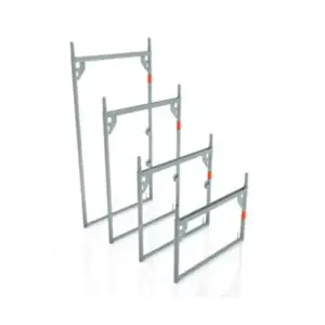Vertikalrahmen alle 1,09m breit